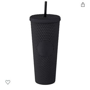 NWT Starbucks Matte Black Studded Tumbler